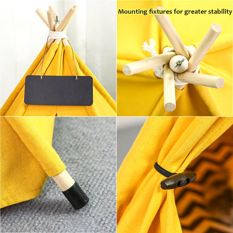 Pet Teepee Tent with Cushion
