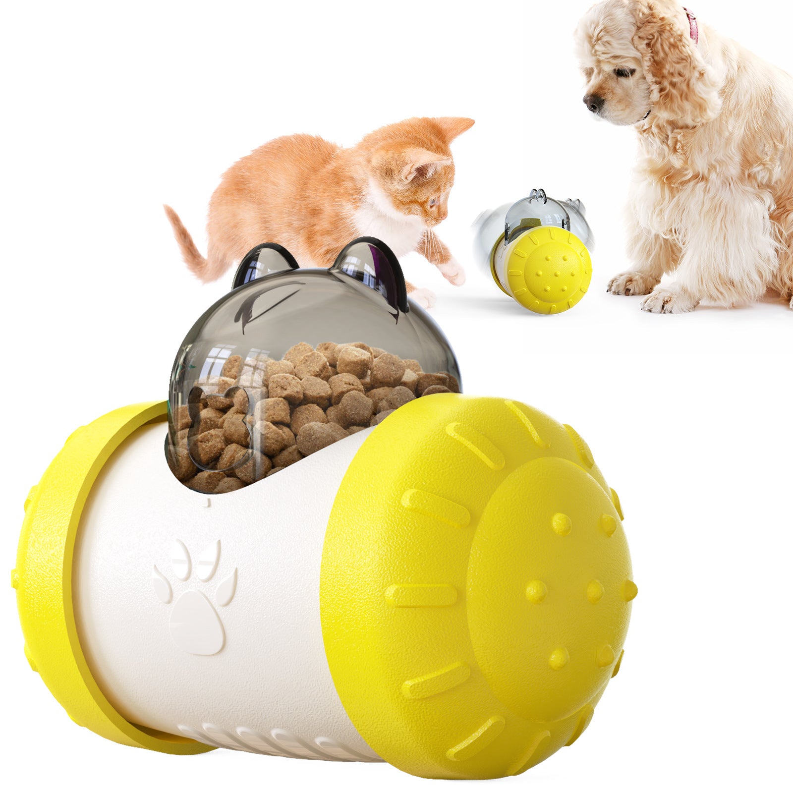Treat-Dispensing Ball for Dogs and Cats