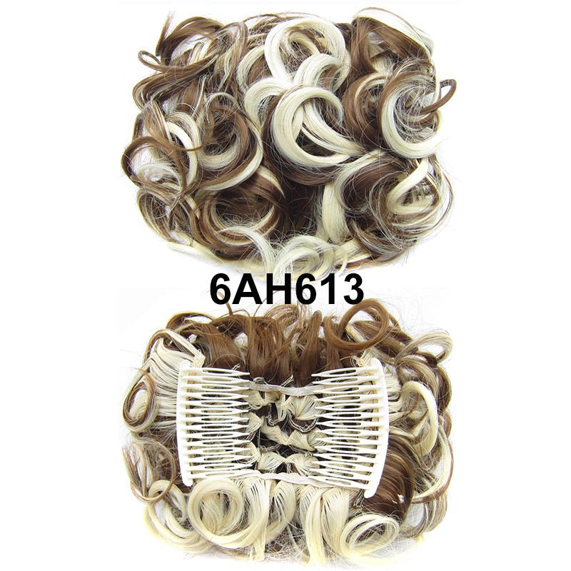 Messy Bun Hairpiece with Clips