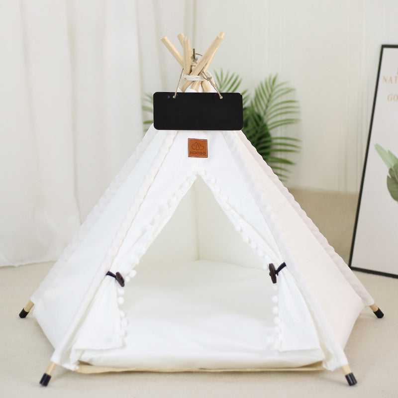 Pet Teepee Tent with Cushion