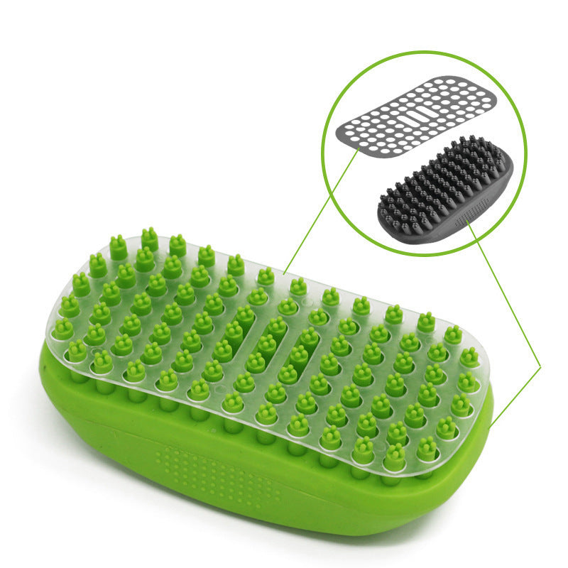 Rubber Dog Bath Brush