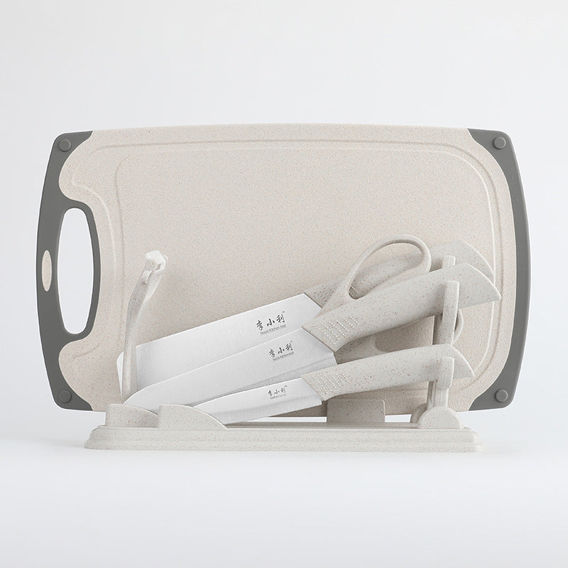 Stainless Steel Kitchen Knife Set with Covers