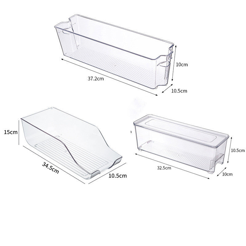 Clear Stackable Fridge Storage Drawers