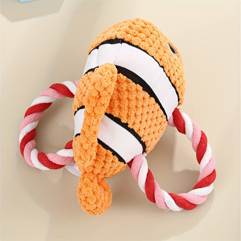 Turtle Rope Knot Dog Toy