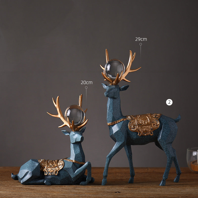 Resin Deer Family Figurine