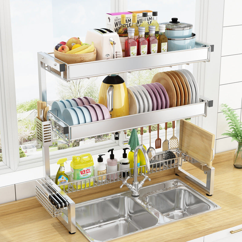 Stainless Steel Over-the-Sink Shelf