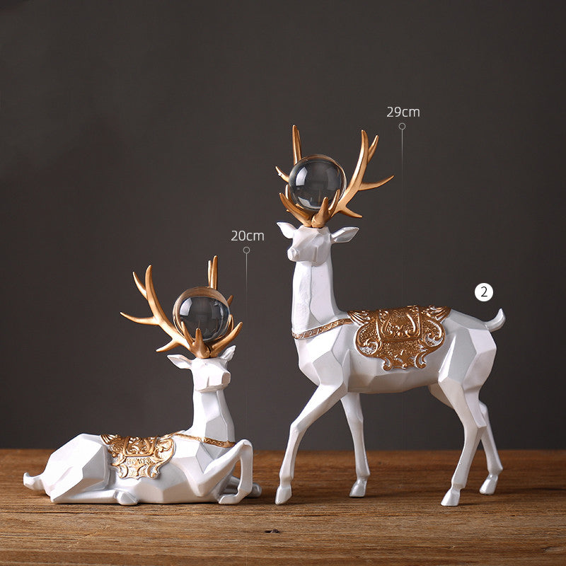 Resin Deer Family Figurine