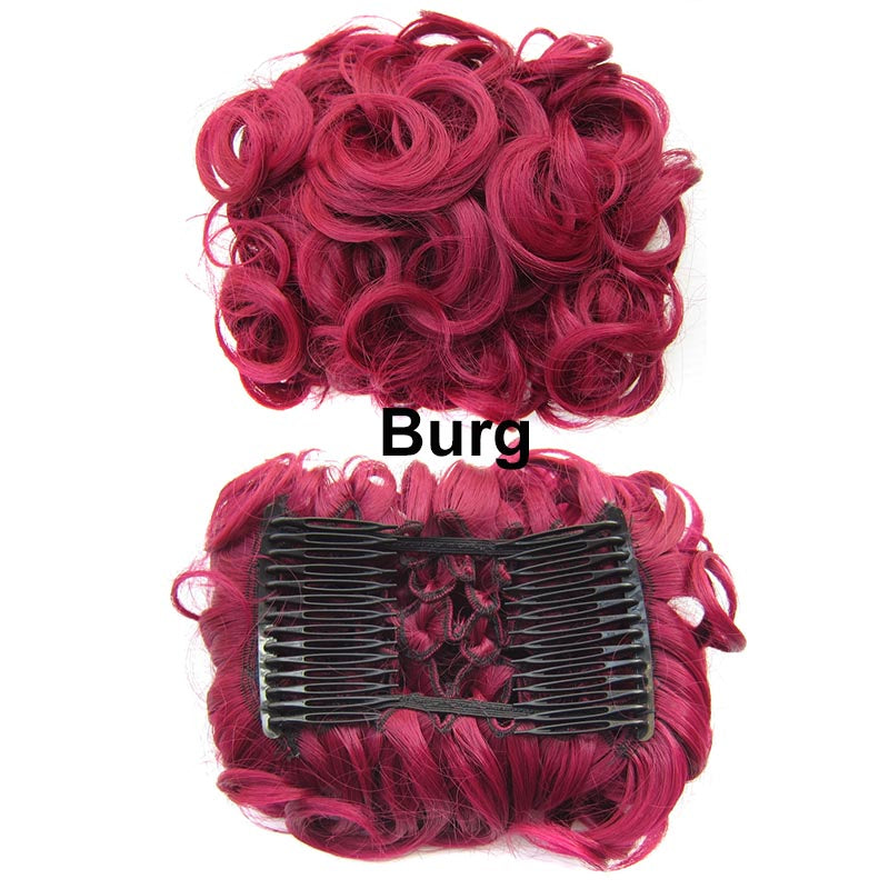 Messy Bun Hairpiece with Clips