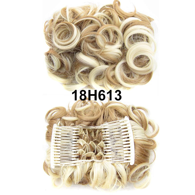 Messy Bun Hairpiece with Clips