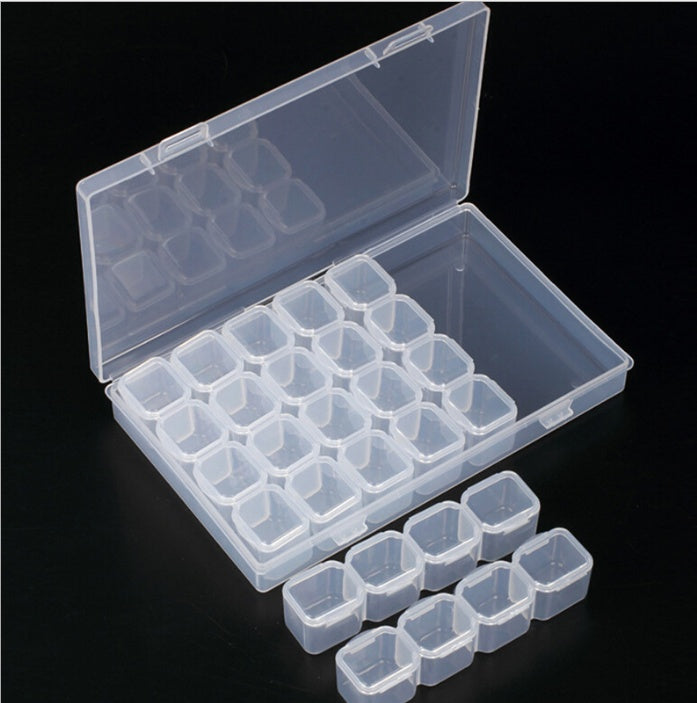 28-Compartment Bead and Rhinestone Organizer