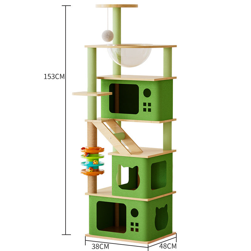 Plush Cat Tree with Nest