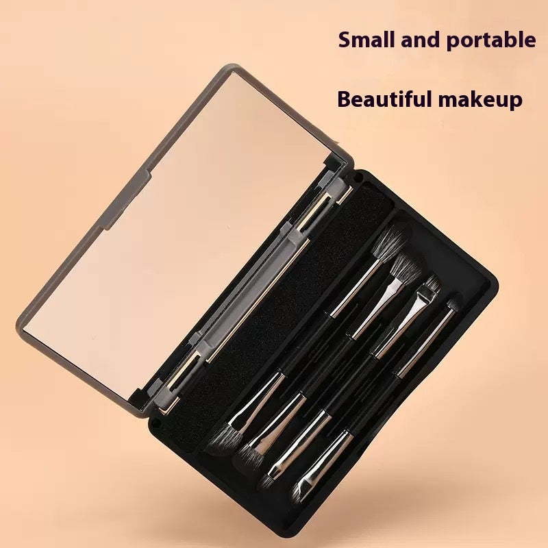Eyeshadow Brush Set with Mirror