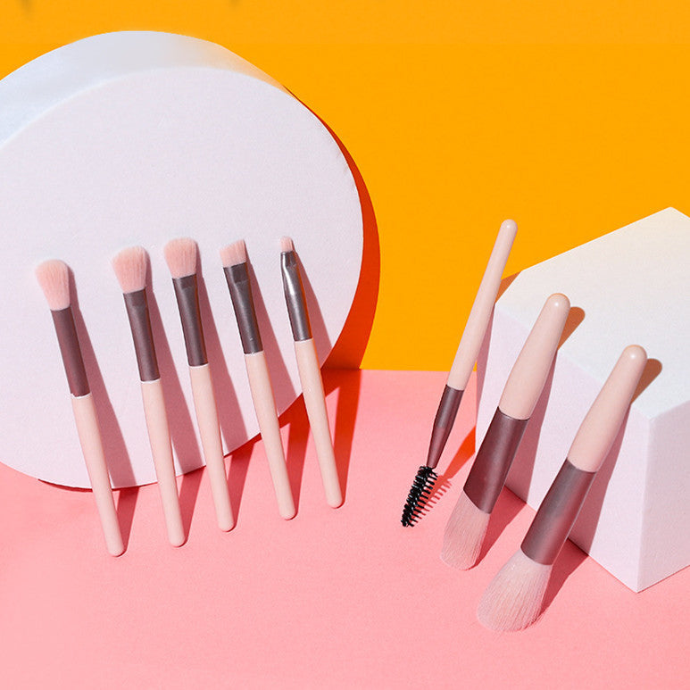 8-Piece Morandi Makeup Brush Set