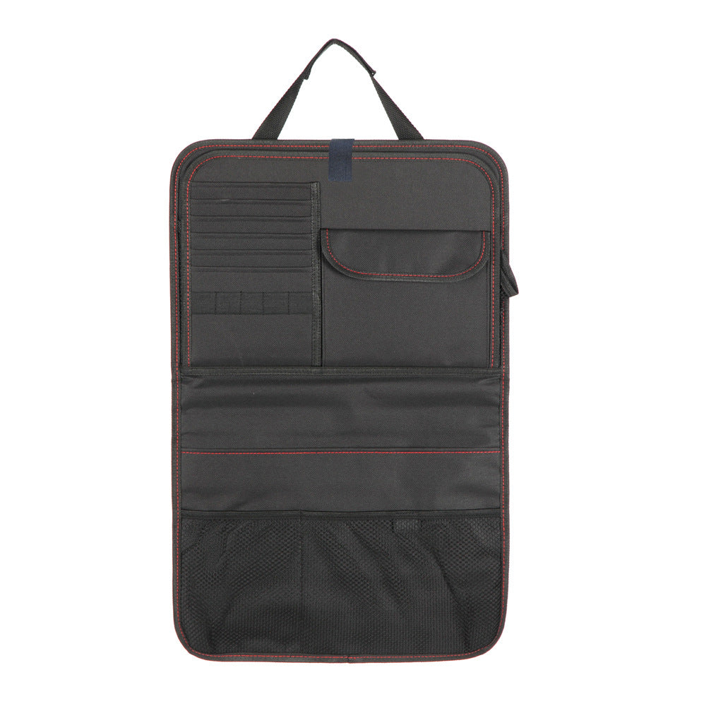 Car Seat Back Organizer with Fold-Down Tray