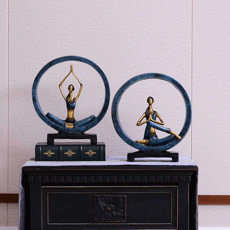 Resin Yoga Figurine
