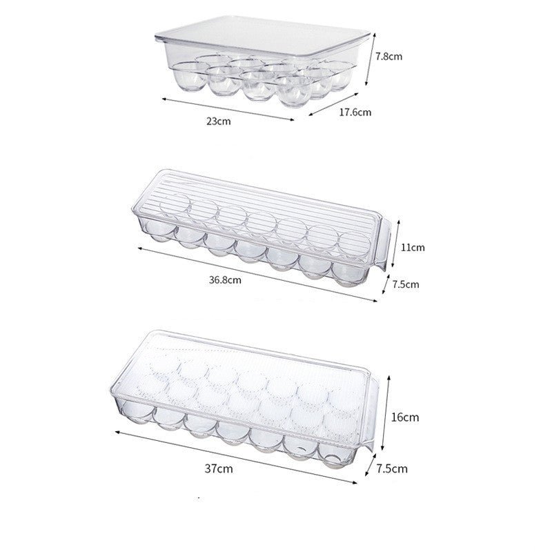 Clear Stackable Fridge Storage Drawers