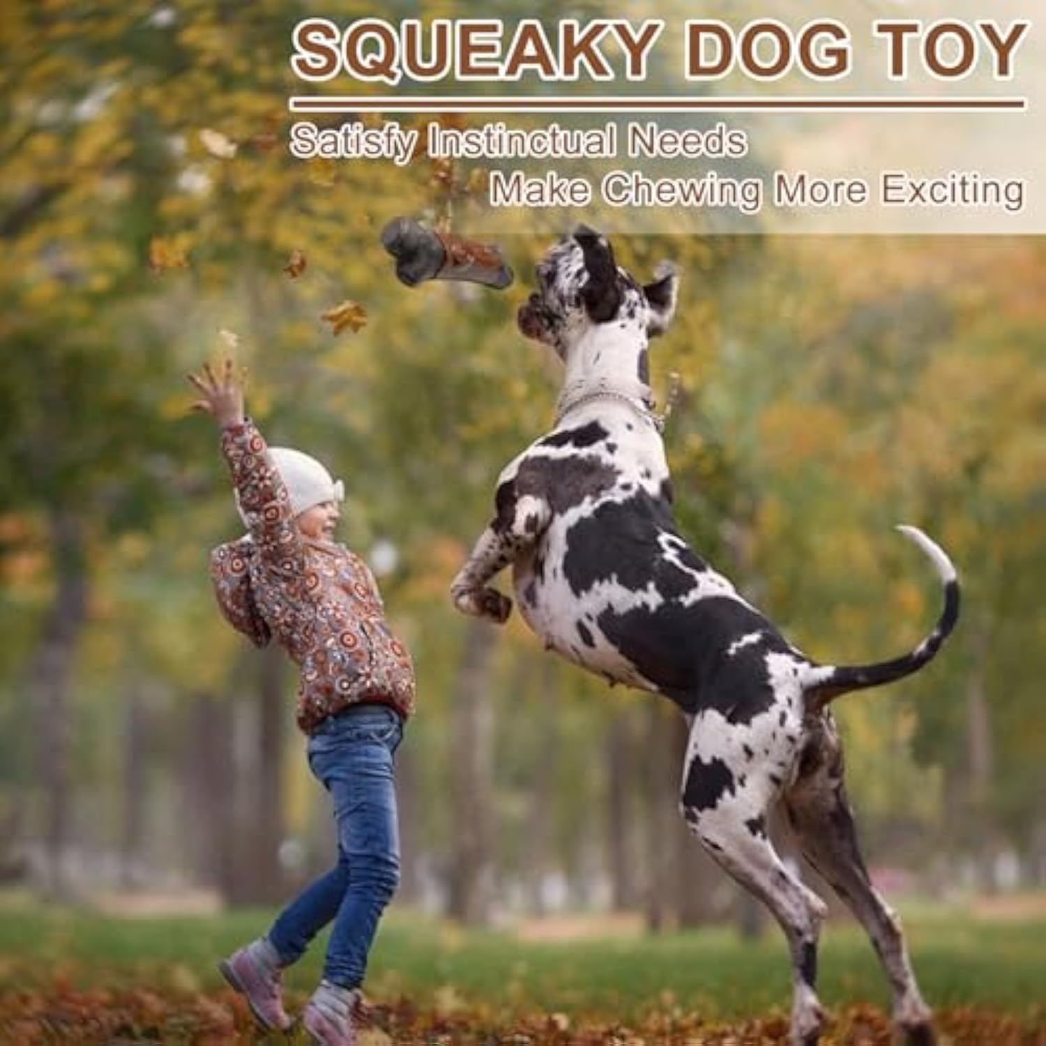 Bacon-Flavored Nylon Chew Toy for Large Dogs