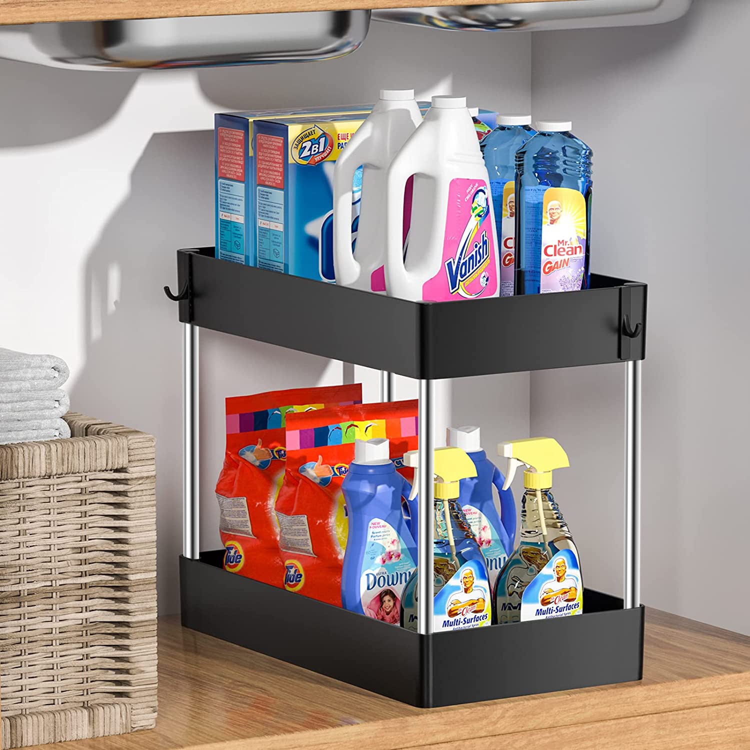 Under-Sink Organizer with 2 Drawers