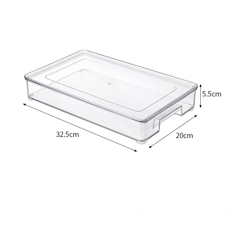 Clear Stackable Fridge Storage Drawers