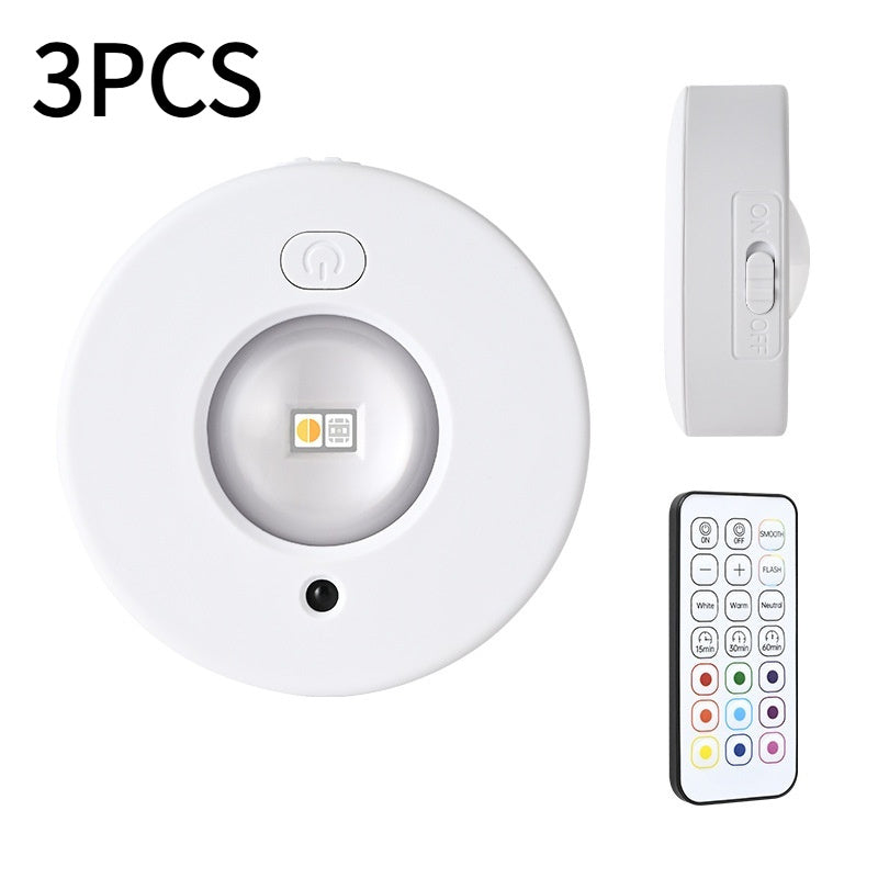 Magnetic LED Puck Lights for Cabinets