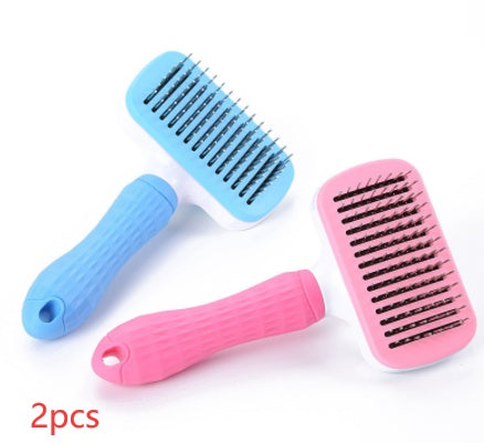 Self-Cleaning Pet Slicker Comb