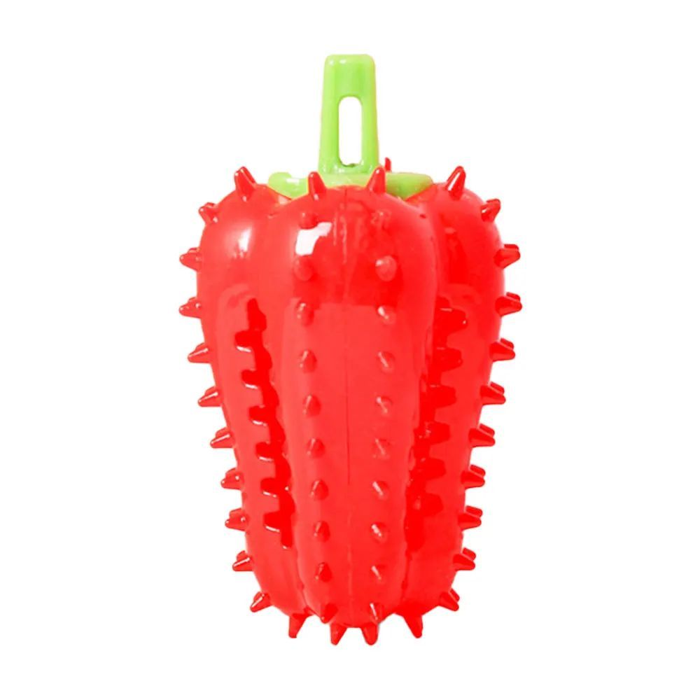 Rubber Chili Treat Toy for Dogs