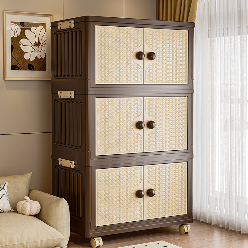 Foldable Plastic Storage Cabinet