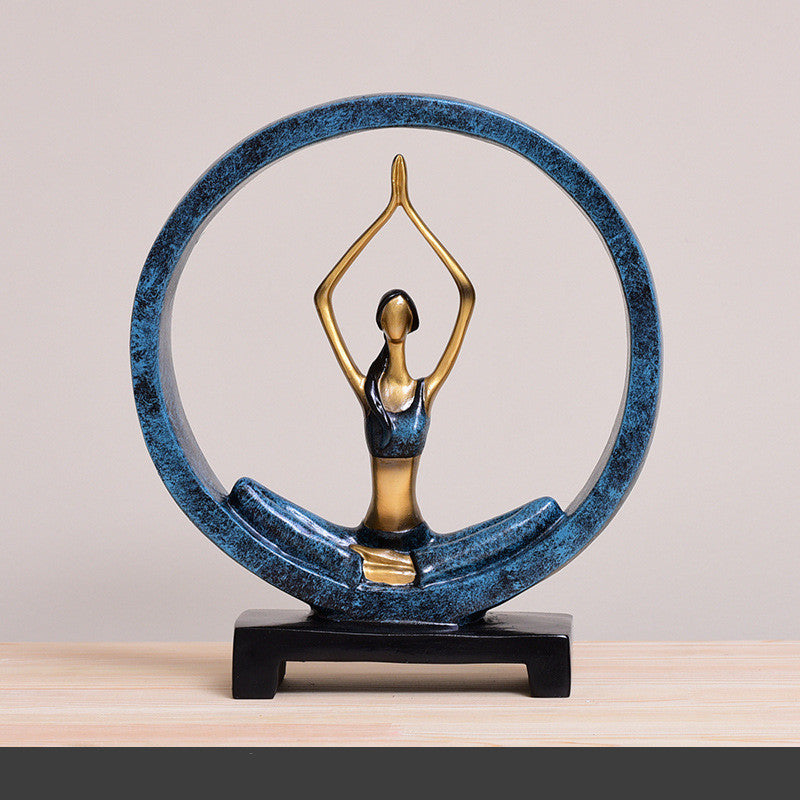 Resin Yoga Figurine