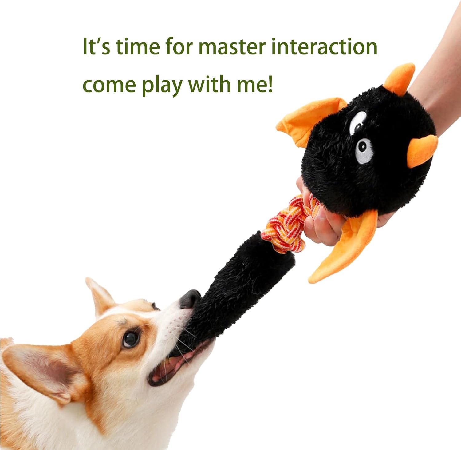 Large Plush Squeaky Dog Toy