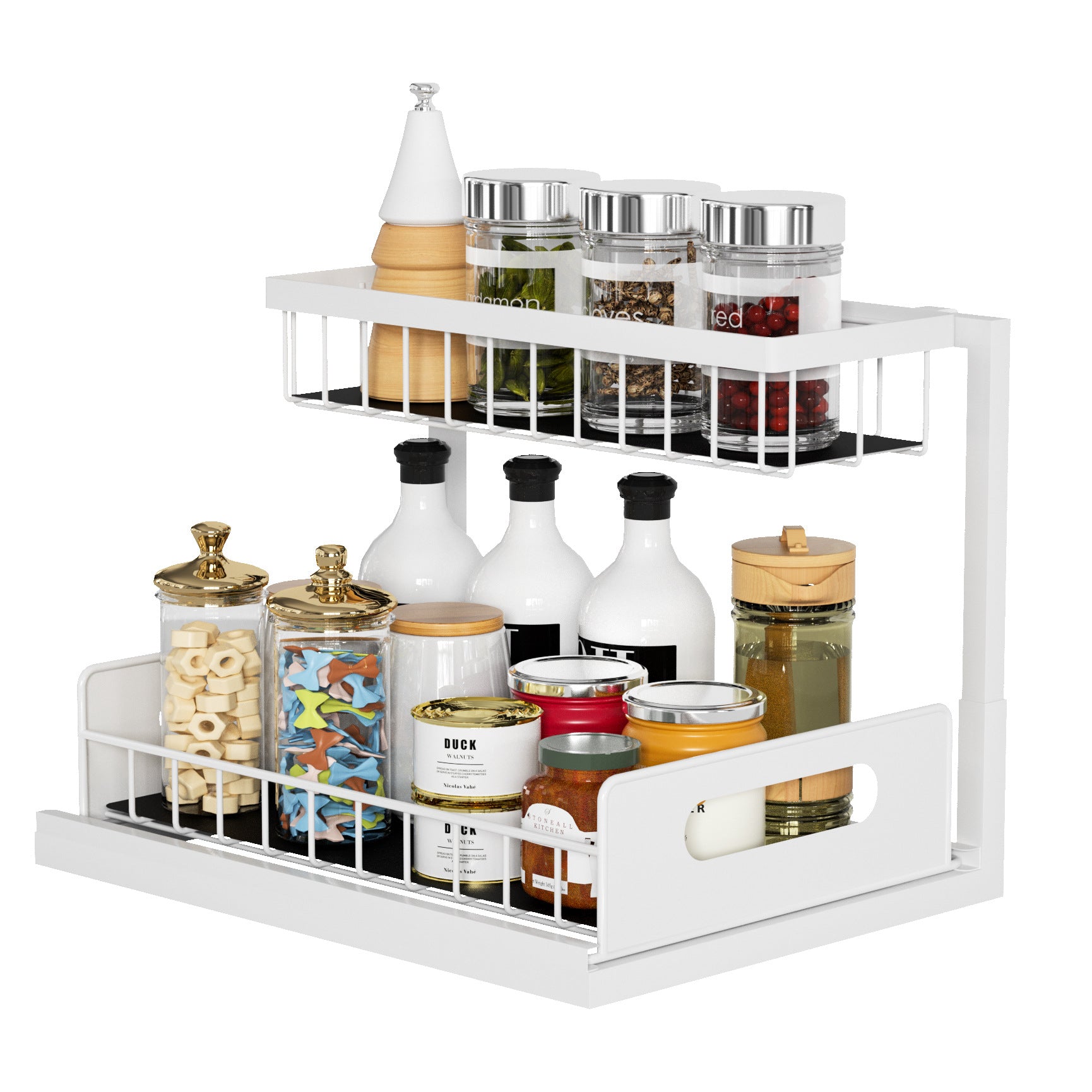 Pull-Out Under-Sink Spice Rack
