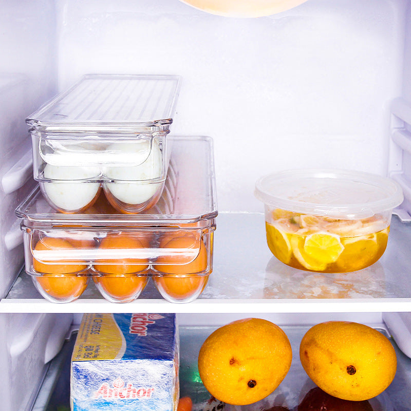 Clear Stackable Fridge Storage Drawers