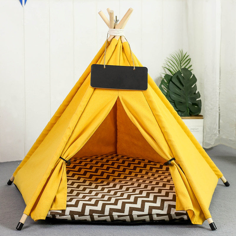 Pet Teepee Tent with Cushion