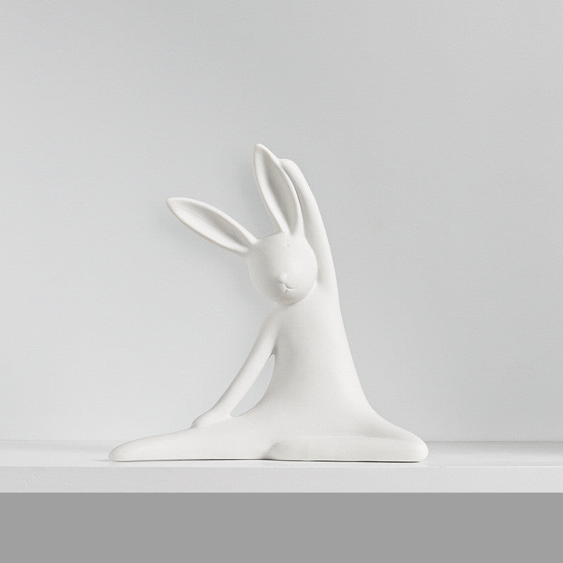 Ceramic Rabbit Figurine