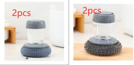 Soap-Dispensing Palm Brush