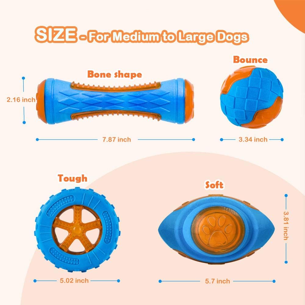 Floating Squeaky Water Toys for Dogs