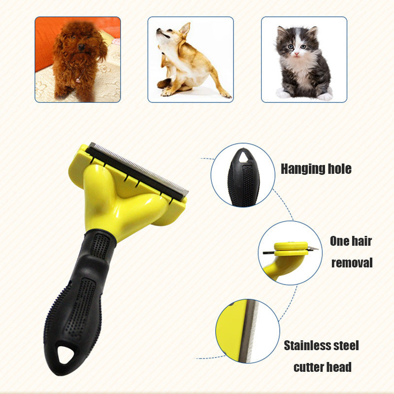 Pet Trimming Comb with Blade