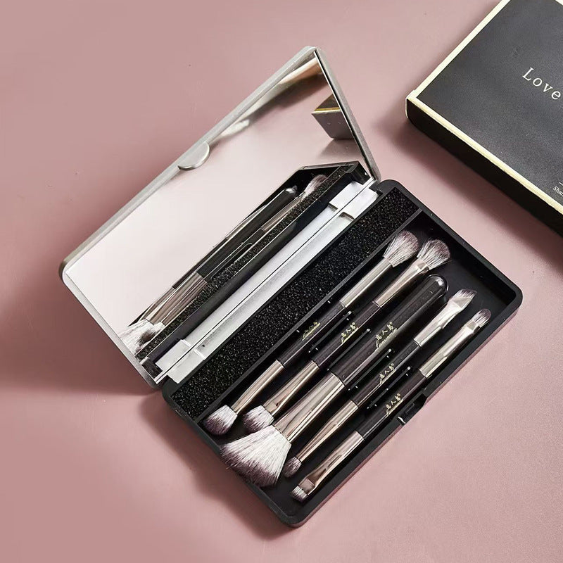 Eyeshadow Brush Set with Mirror