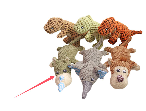 Squeaky Plush Dog Toy