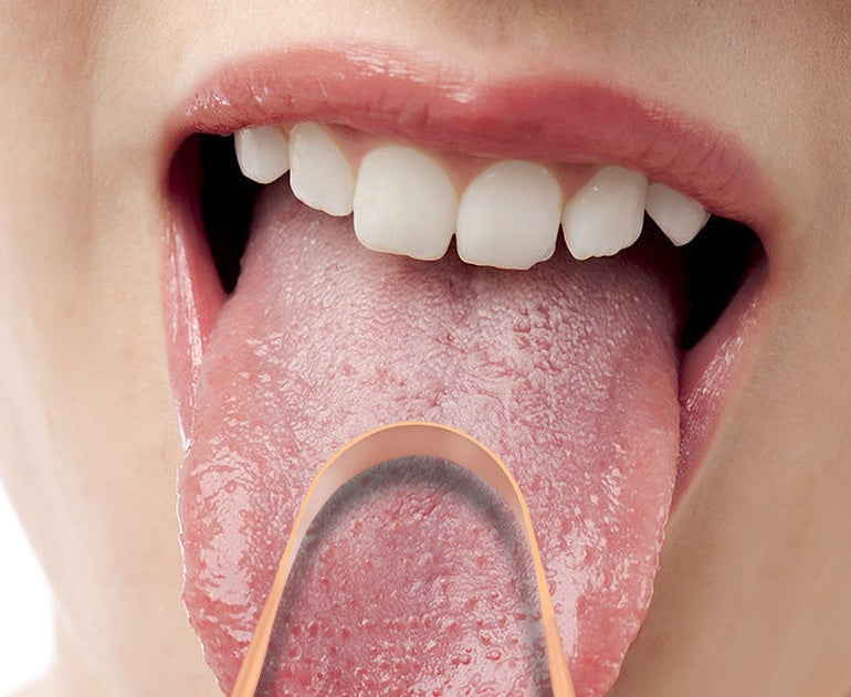 Copper Tongue Scraper