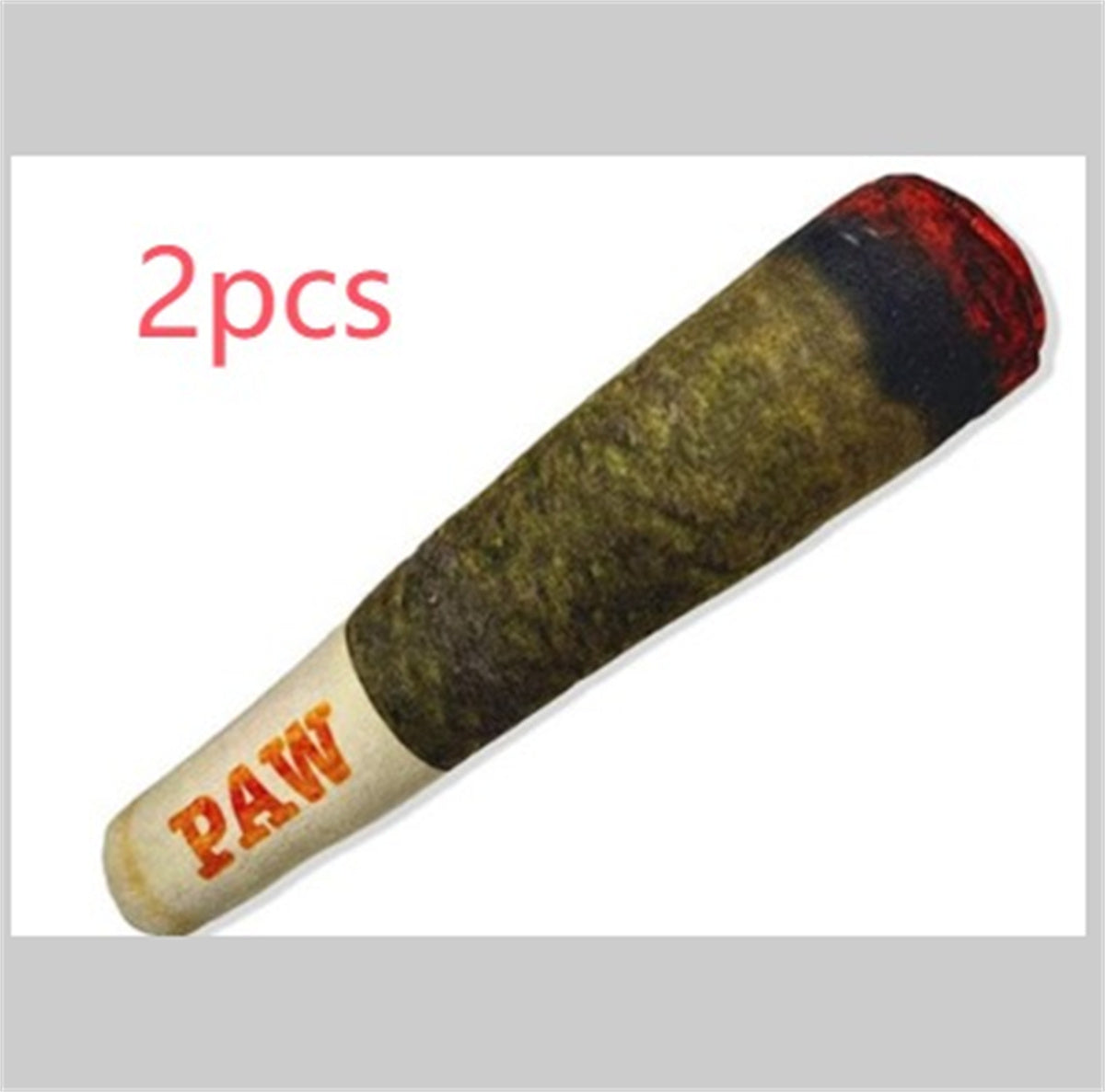 Plush Cigar Squeaky Dog Toy
