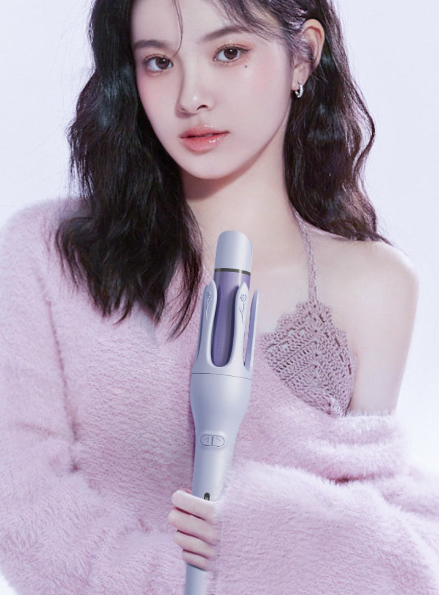 2-in-1 Automatic Rotating Curler and Straightener