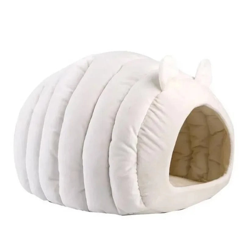 Cozy Covered Cat Bed