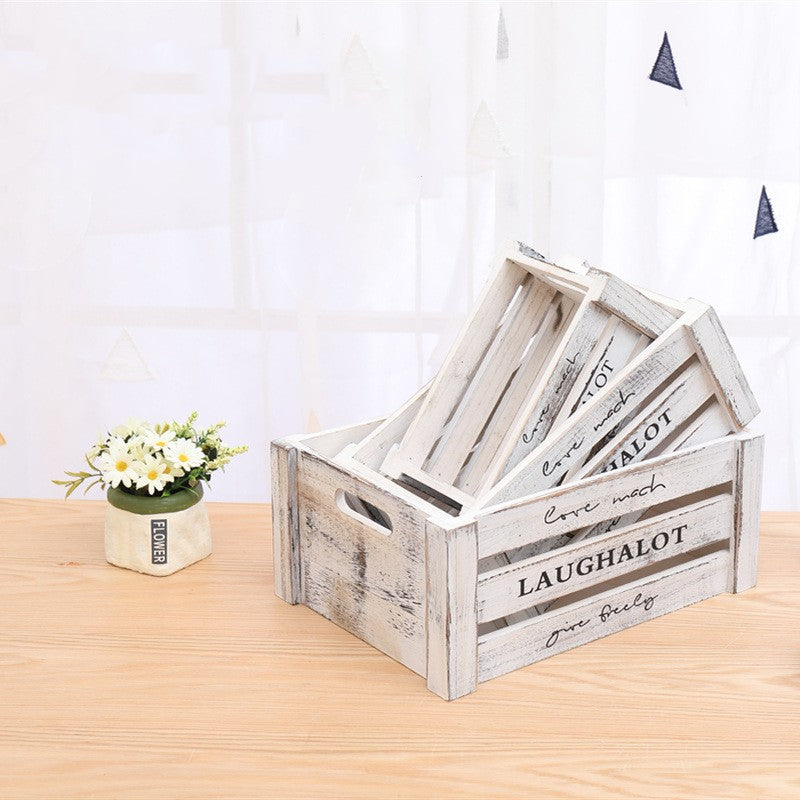 Vintage Wooden Storage Boxes