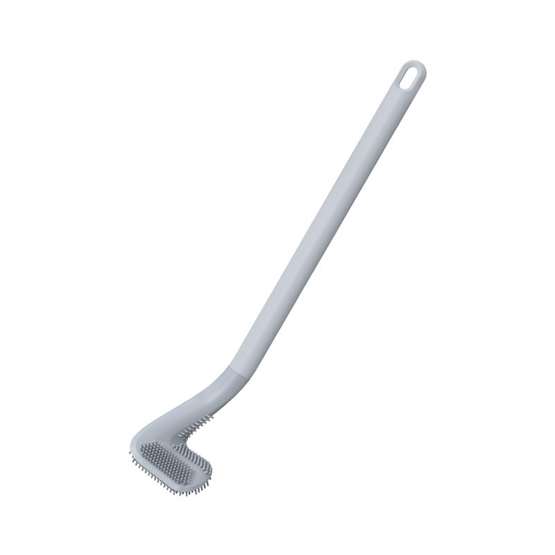 Silicone Golf-Head Toilet Brush with Wall Holder