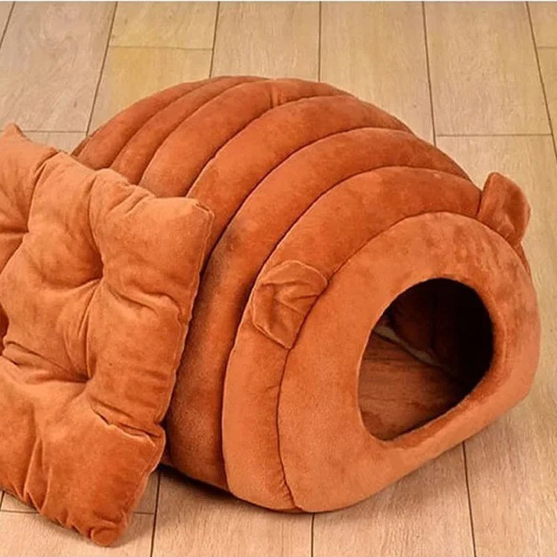 Cozy Covered Cat Bed