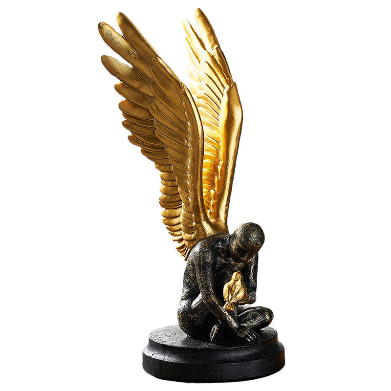 Winged Angel Resin Figurine