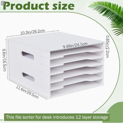 Desktop File and Paper Organizer