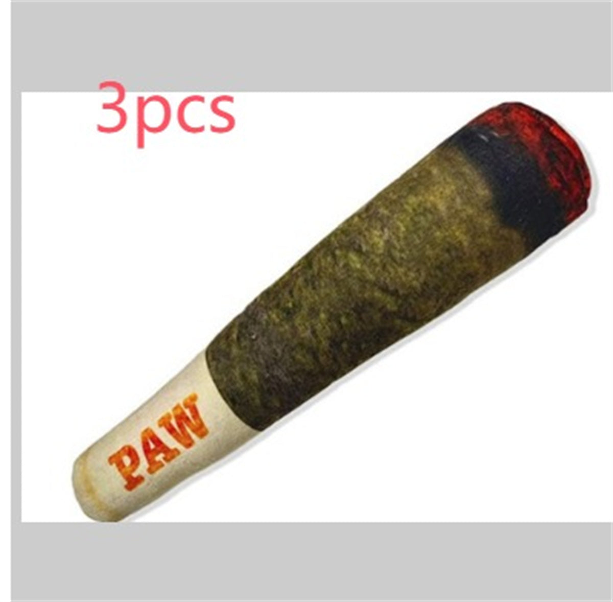 Plush Cigar Squeaky Dog Toy