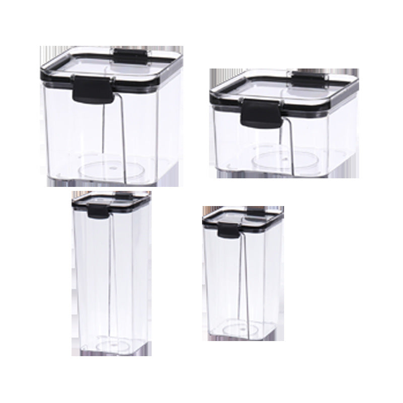 Airtight Square Food Storage Jars