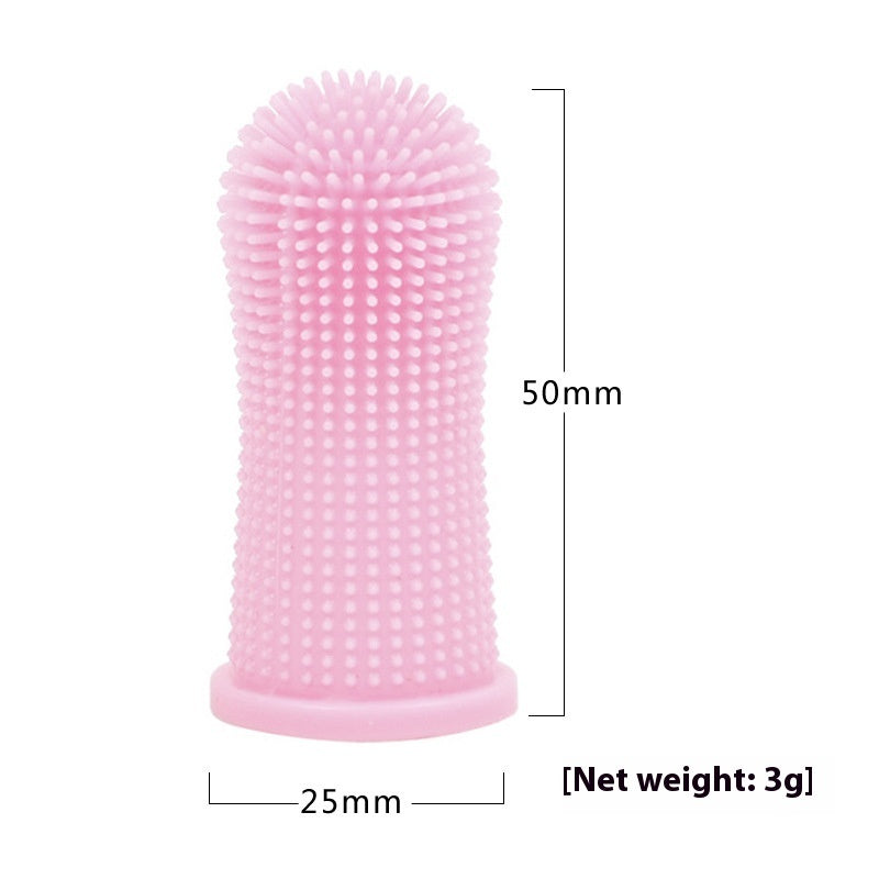 Silicone Finger Toothbrush for Dogs and Cats